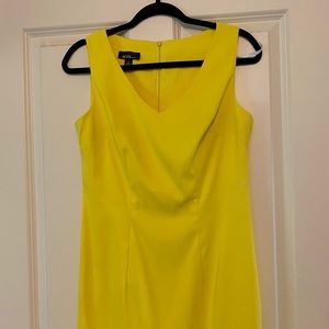 Yellow Sheath Dress Size 6